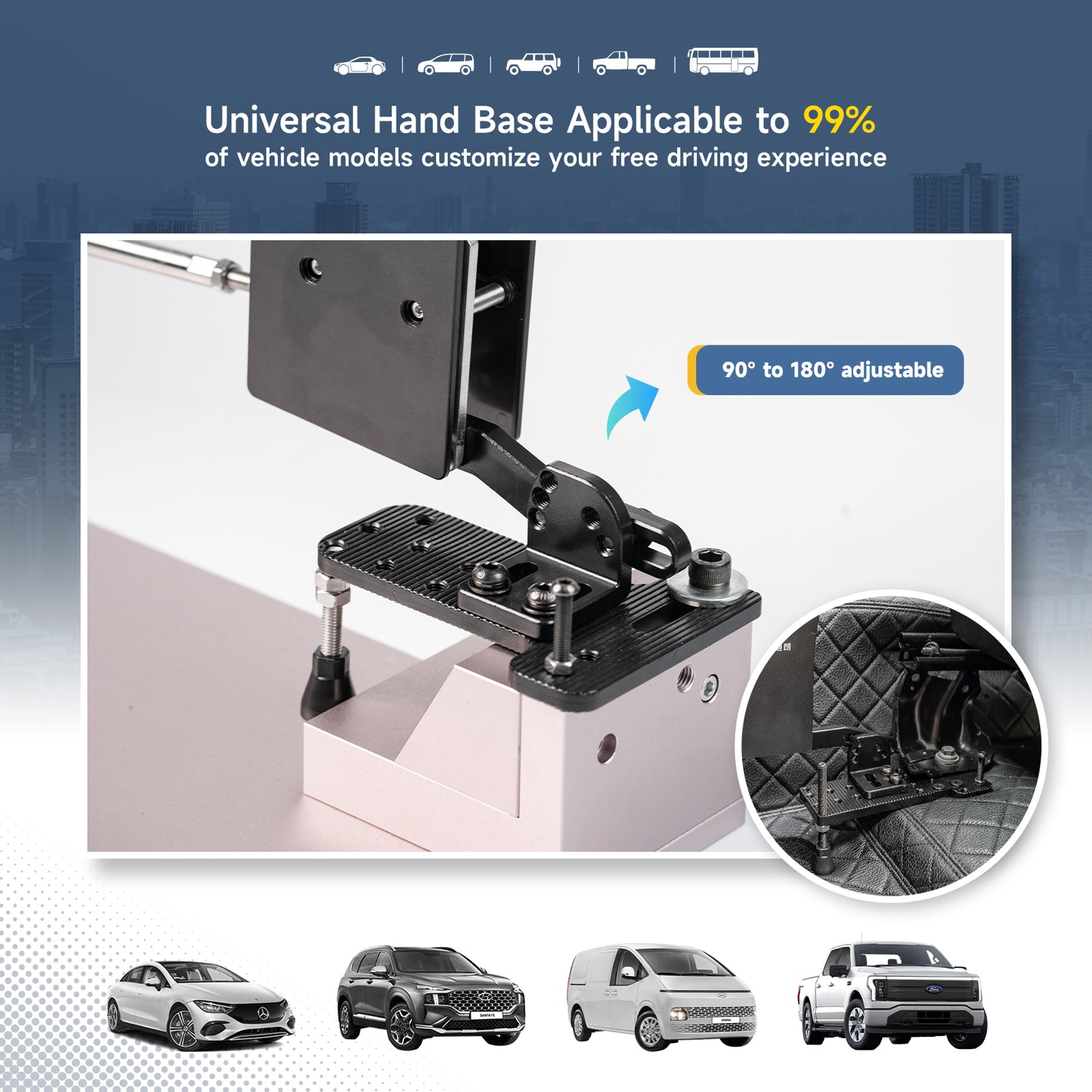 D-RUN 2 Handicap Driving Car Hand Controls with Good-quality