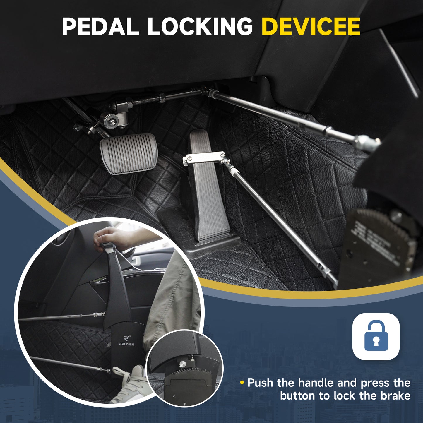 D-RUN 2 Handicap Driving Car Hand Controls with Good-quality