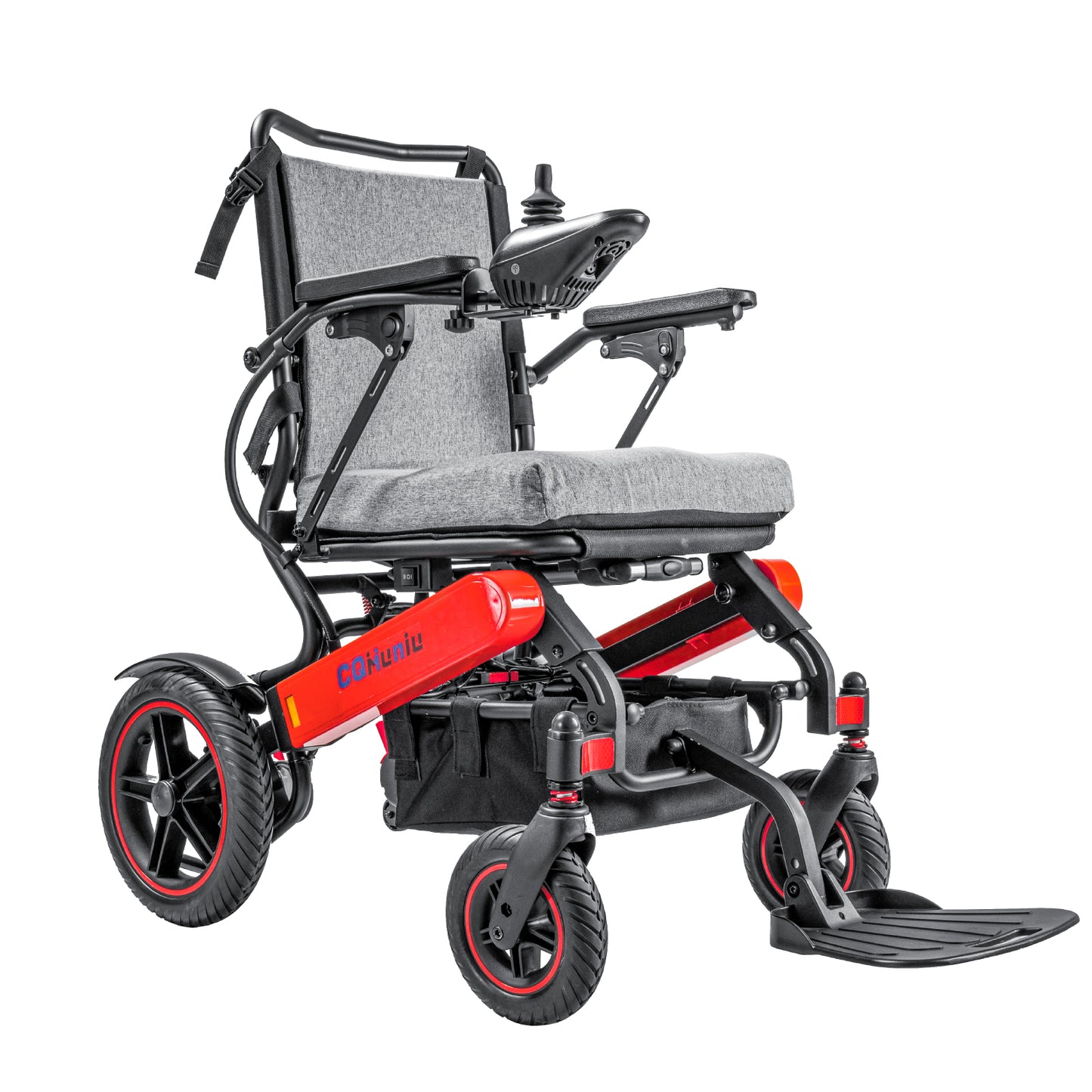 Electric Wheelchair for Adults - 30KM Long Range Lightweight Foldable - Dual 250W Motors & Dual 12Ah Batteries - All-Terrain, Comfortable Seat, Easy to Transport