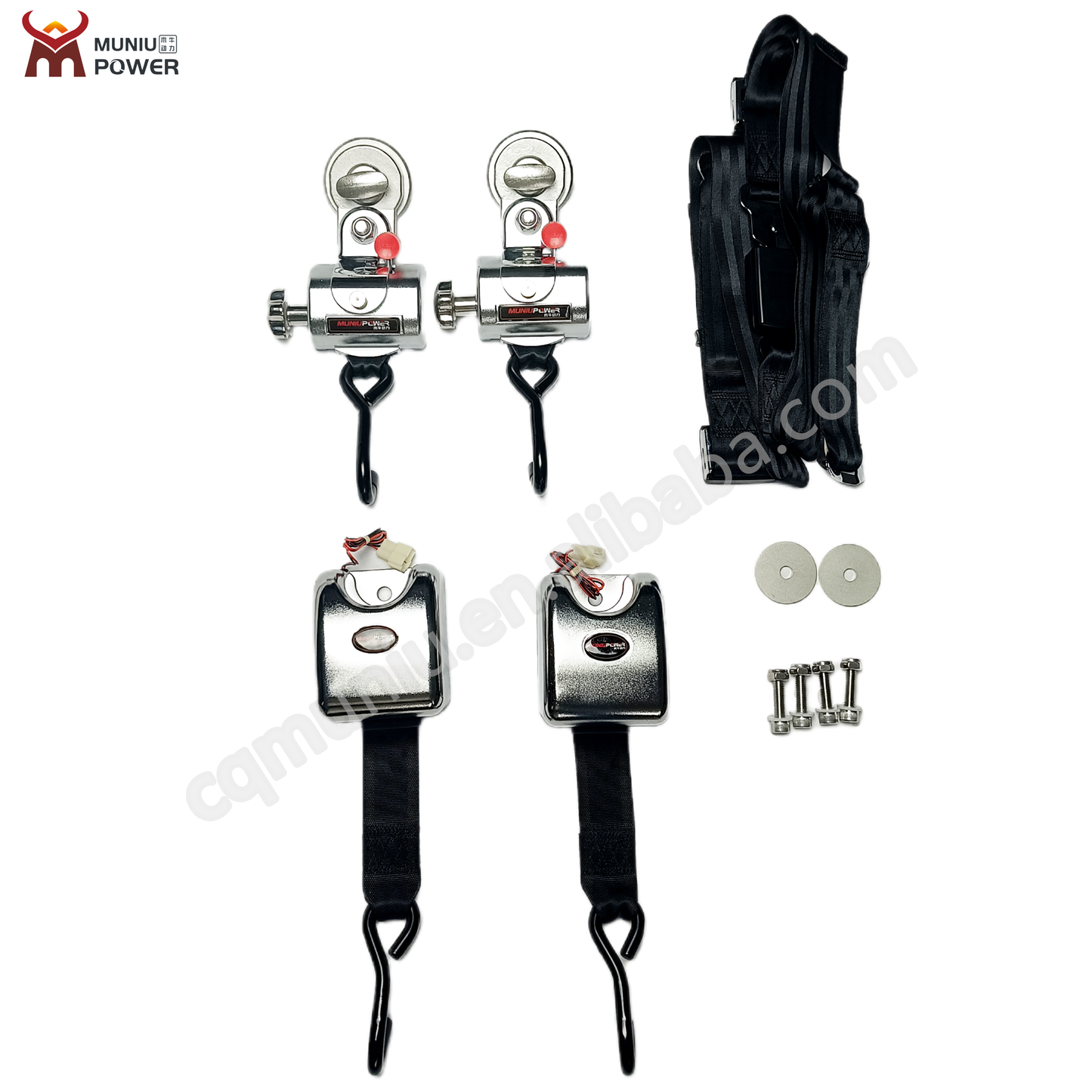 MPT-T301 Electric Release Tie Down System Wheelchair Retractor Wheelchair Restraint System