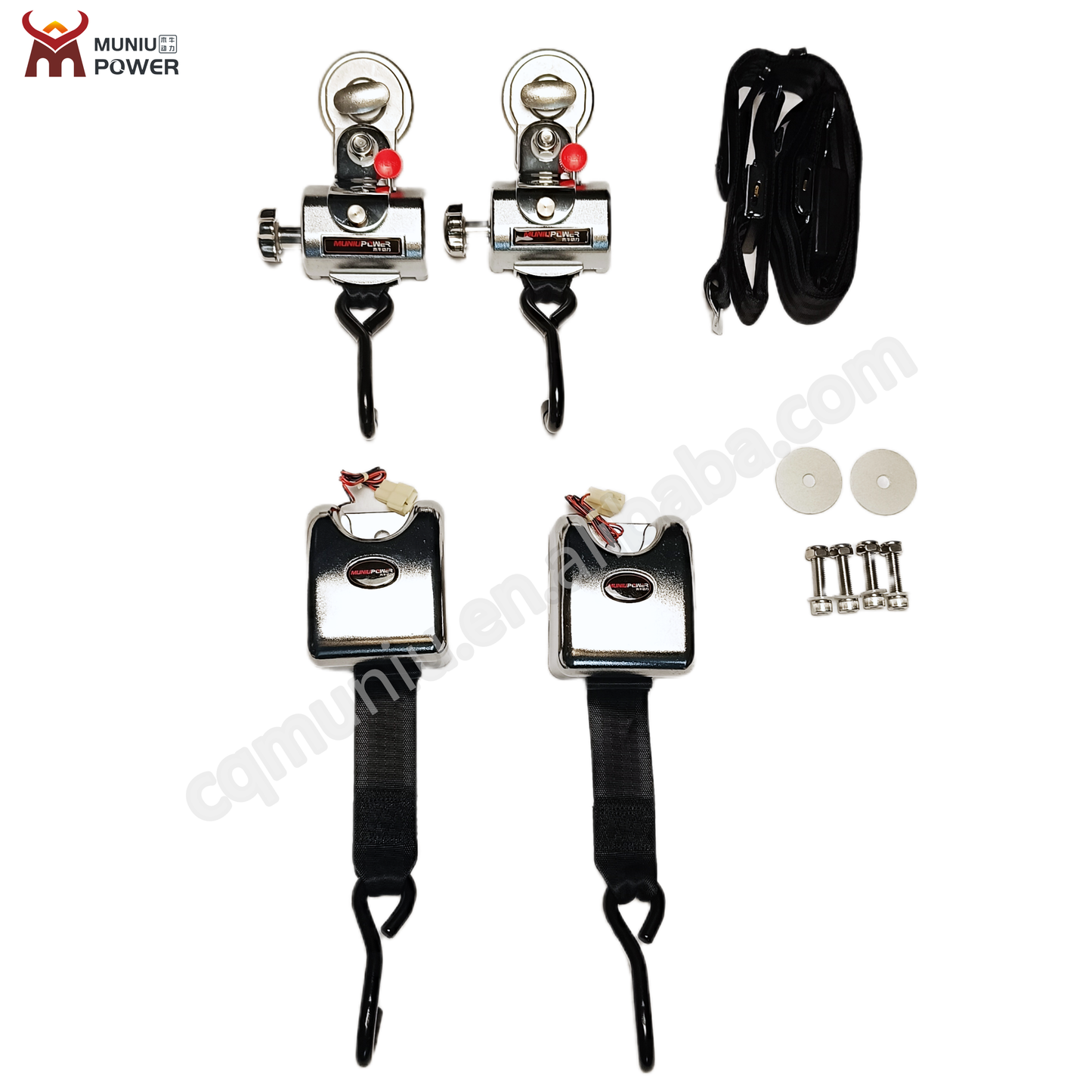 MPT-T301 Electric Release Tie Down System Wheelchair Retractor Wheelchair Restraint System