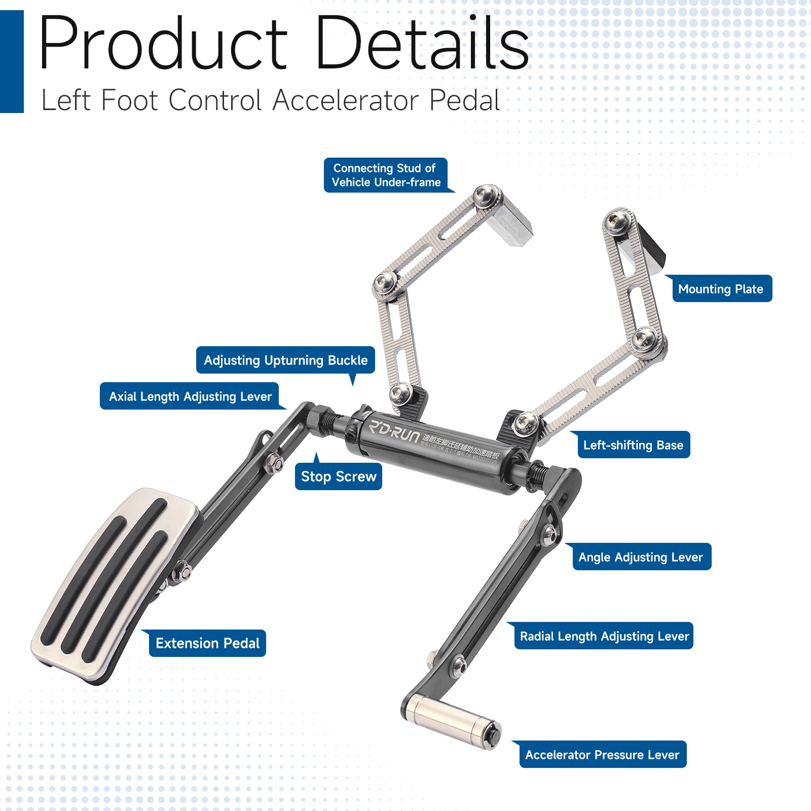 foot accelerator pedal Driving Car Left Foot Accelerator Pedal for Handicapped – CQmuniu