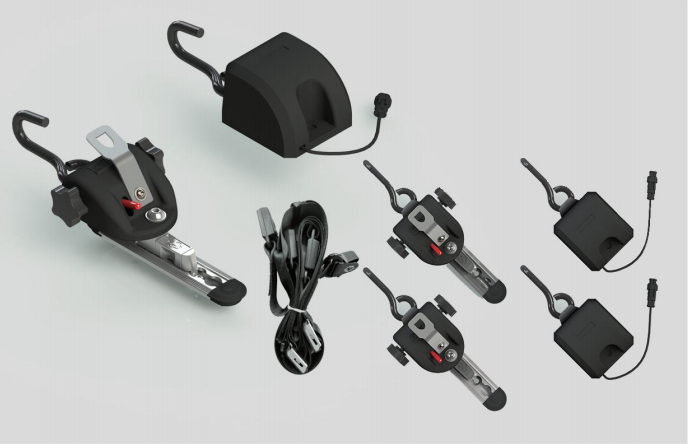 RS5A 4-Point Wheelchair Tie-Down & Restraint System | Floor-Track Flush-Mount, ISO 10542-1: 2012 Certified