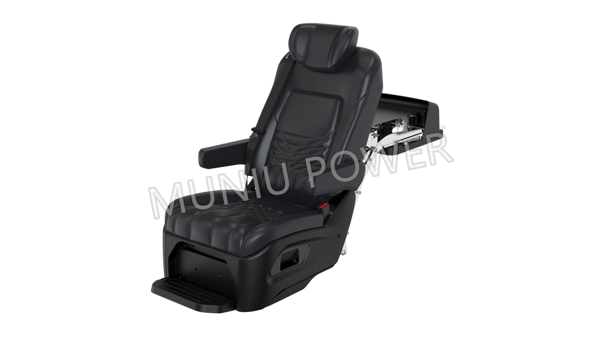S5B Base-Mount Power Swivel & Lift Car Seat — CE Certified, 180kg Load, 0–113° Rotation for SUV / MPV / Van