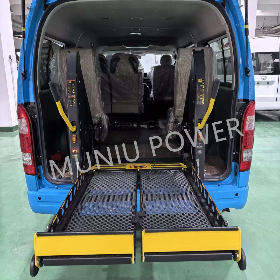 MNL3B Hydraulic Bus & Van Wheelchair Lift with Folding Platform, 400 kg / 880 lbs, 12V 24V DC - Wheelchair Accessible Vehicle Lift