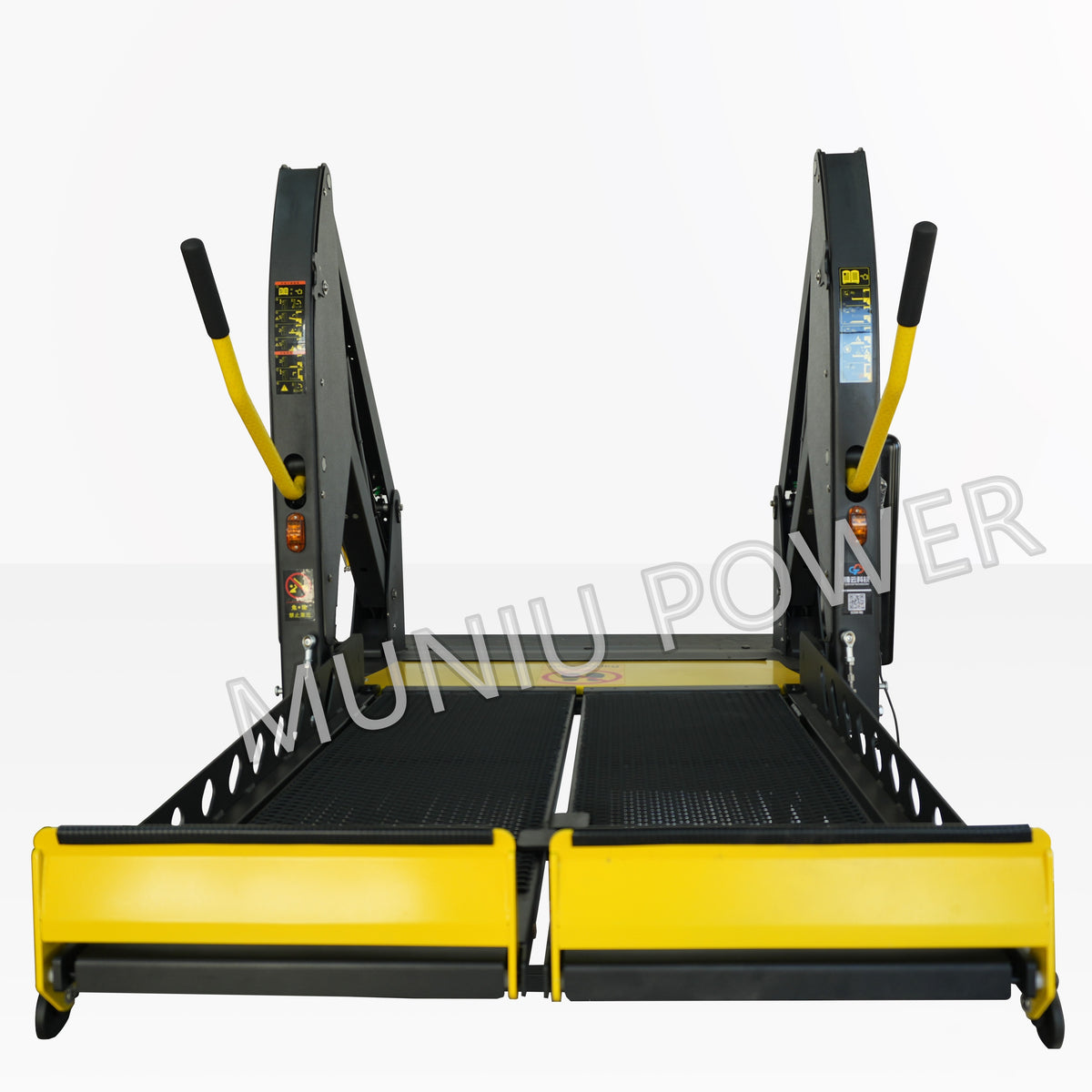 MNL3B Hydraulic Bus & Van Wheelchair Lift with Folding Platform, 400 kg / 880 lbs, 12V 24V DC - Wheelchair Accessible Vehicle Lift