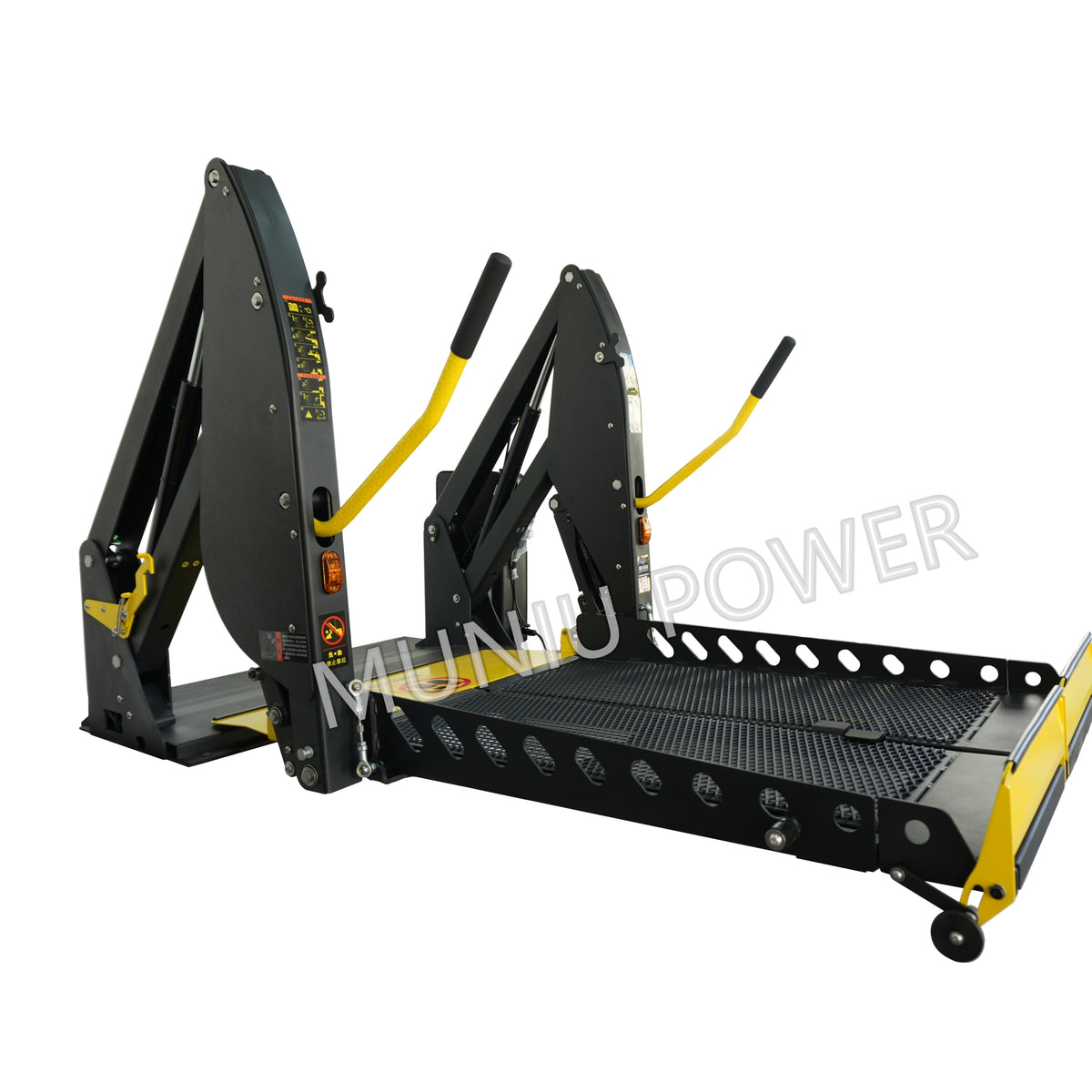 MNL3B Hydraulic Bus & Van Wheelchair Lift with Folding Platform, 400 kg / 880 lbs, 12V 24V DC - Wheelchair Accessible Vehicle Lift