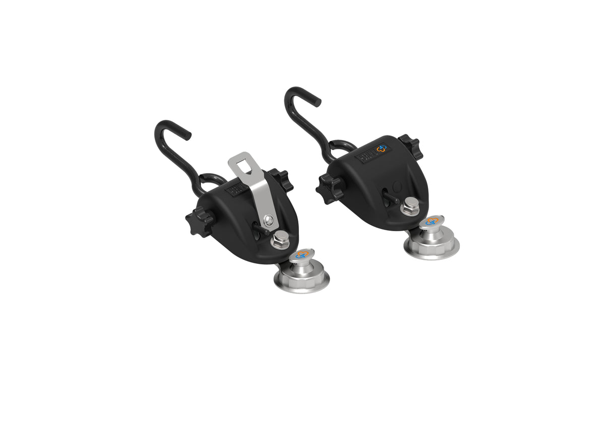 RS5 4-Point Disc-Mount Wheelchair Tie-Down System | 360° Swivel, ISO 10542-1:2012 Certified — Manual (RS5A) & Electric Retractor (RS5AE)