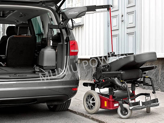 WH3A Power Wheelchair Hoist for SUV & MPV Boot — ECE R10 Certified, 100kg Lift Capacity, APP & Bluetooth Control, Left & Right Rotation