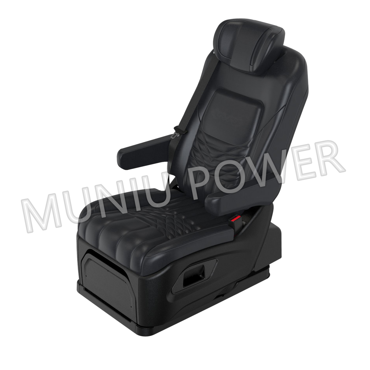 S5B Base-Mount Power Swivel & Lift Car Seat — CE Certified, 180kg Load, 0–113° Rotation for SUV / MPV / Van
