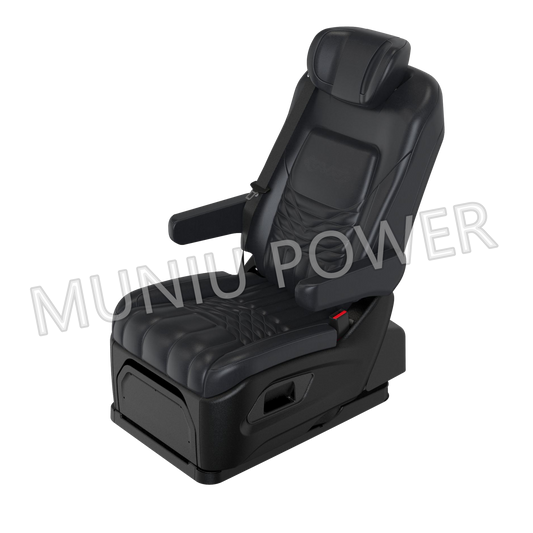 S5B Base-Mount Power Swivel & Lift Car Seat — CE Certified, 180kg Load, 0–113° Rotation for SUV / MPV / Van